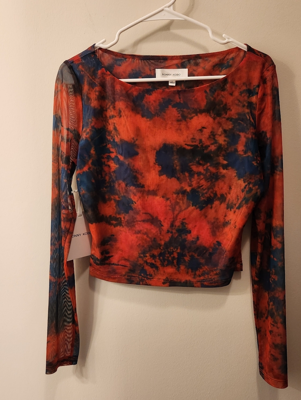 NWT Ronny Kobo Vera Top Size Large